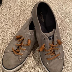 Sperry gray shoes